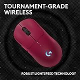Logitech G PRO 2 Lightspeed Wireless Mouse Pink 44K DPI USB-C Charging view 5