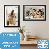 Clay Roberts A4 Black Photo Frame – Modern, Wall Hanging, Portrait or Landscape view 3