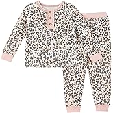 Mud Pie Baby Girls' Leopard Pajama Set