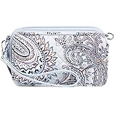 Vera Bradley Women's Cotton All in One Crossbody Purse With RFID Protection