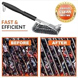 Grill Guard 18'' BBQ Grill Cleaning Brush & Scraper Stainless Steel view 6
