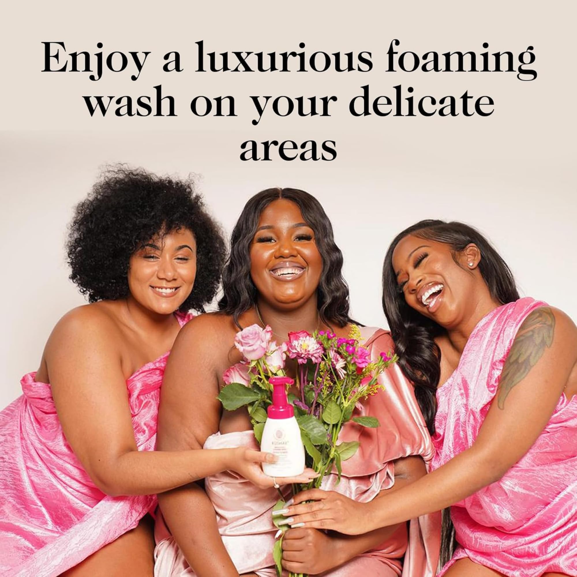 Kushae Gentle 2-in-1 Foaming Wash, pH Balance Feminine Wash for Optimal Hygiene, Refreshing & Soothing Feminine Wash for Sensitive Skin, Fragrance-Free Intimate Wash for Daily Use, 8.3 oz