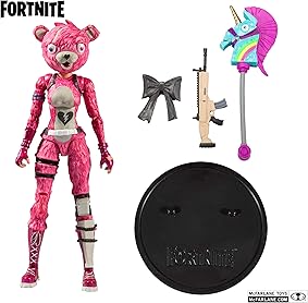 HEO GMBH- Fortnite Figura articulada Cuddle Team Leader, Multicolor, estándar (MC Farlane MCF10601-5) 