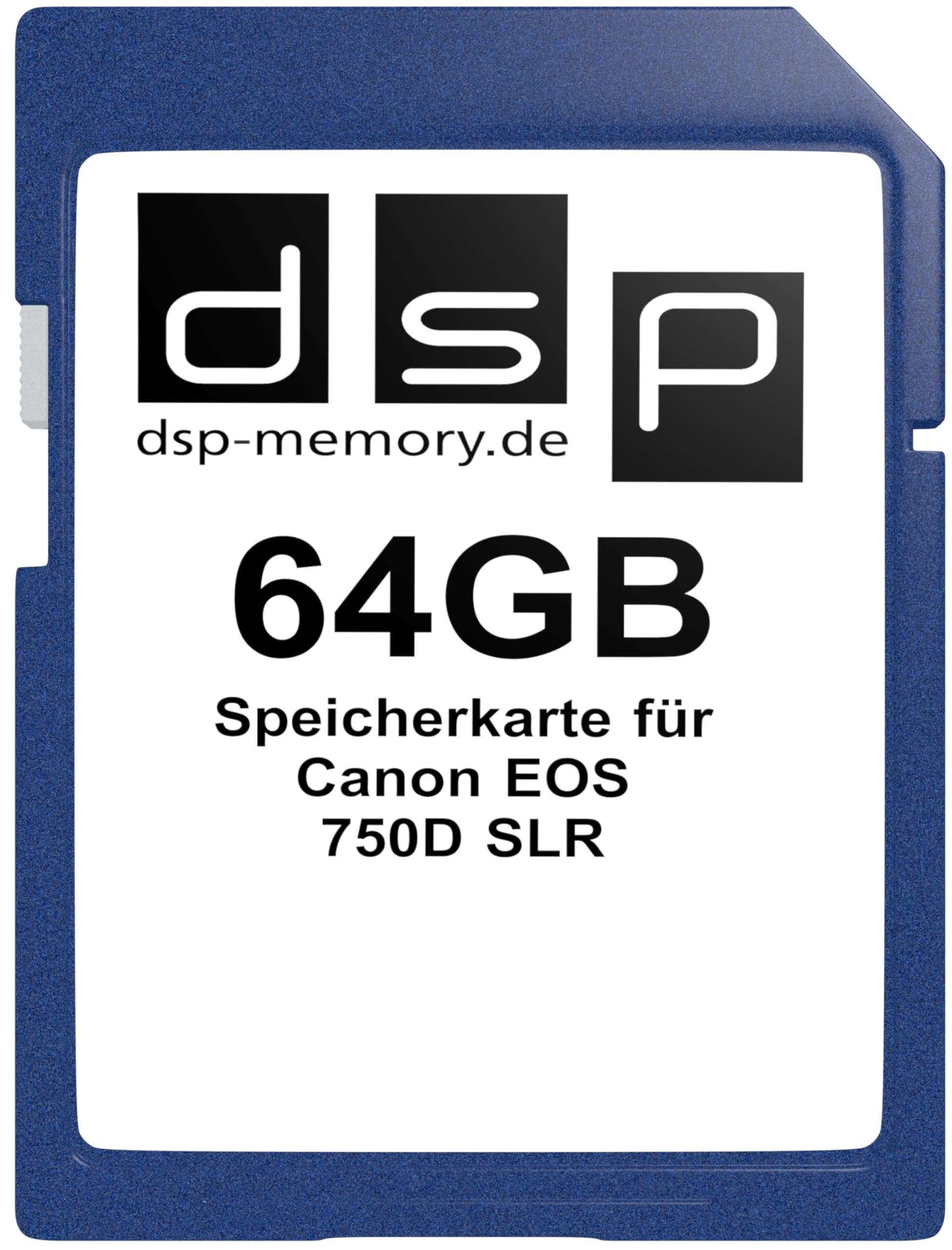 64GB Speicherkarte für Canon EOS 750D SLR