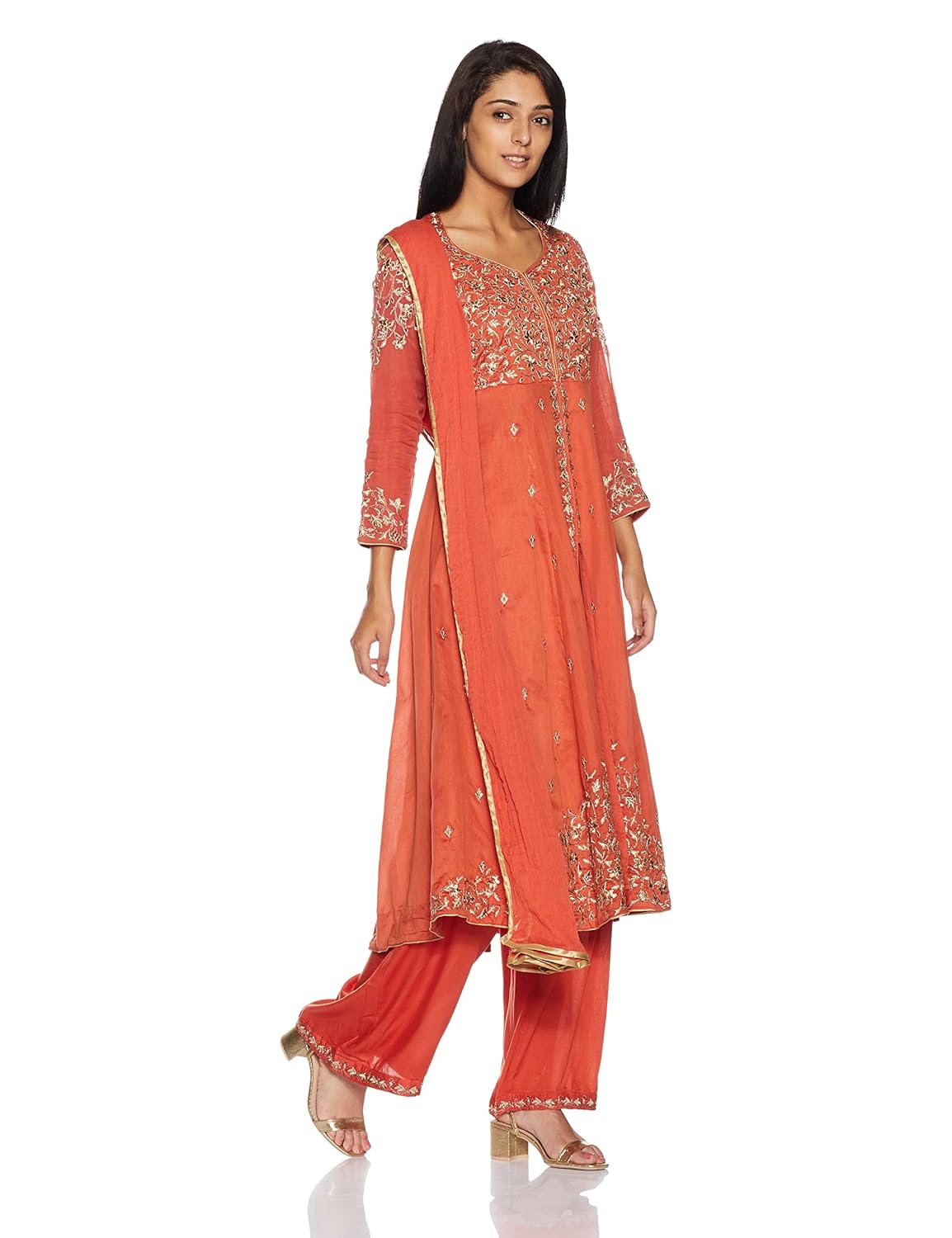 biba women's angrakha salwar suit
