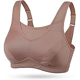 Wingslove High Impact Sports Bras for Women Plus Size Non Padded Wirefree Workout Bra Bounce Control