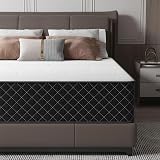 MOLPHIT King Mattress, 12 Inch Hybrid Mattress with Breathable Foam & Individually Pocket Springs, Medium Firm Memory Foam Mattress in a Box for Back Support, King Size 80x76x12 Inch