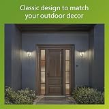 Philips Creek Outdoor Wall Light IP44 Aluminium White E27 Bulb Sold Separately view 7