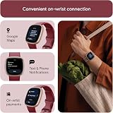 Fitbit Versa 4 Smartwatch GPS 6 Day Battery iOS Android Beet Copper Rose view 4