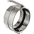 Dixon G600-D-SS Investment Cast Stainless Steel 316 Global Type D Cam and Groove Hose Fitting, 6" Socket x 6" NPT Female