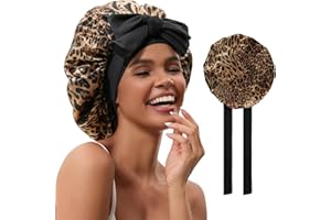 YOHTAS Long Bonnet Satin Hair Silk Bonnet for Sleeping Women