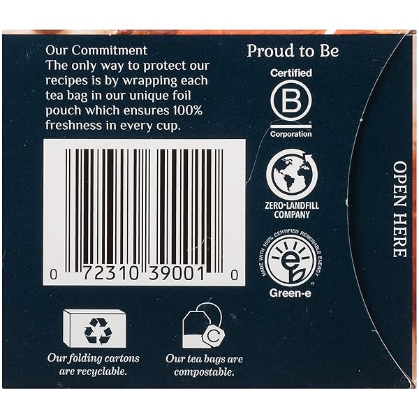 BIGELOW BOTANICALS COLD WATER INFUSION BLUEBERRY CITRUS BASIL TEA BAGS 18 COUNT BOX (PACK OF 1), HERBAL INFUSION, CAFFEINE FREE, 18 TEA BAGS TOTAL