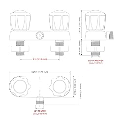 RV Shower Faucet, RV Camper Shower Faucet