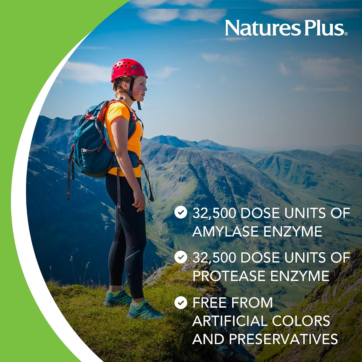 NaturesPlus UltraZyme, 120 mg Ox Bile, Pancreatin, Betaine HCl, Bromelain - Image 5
