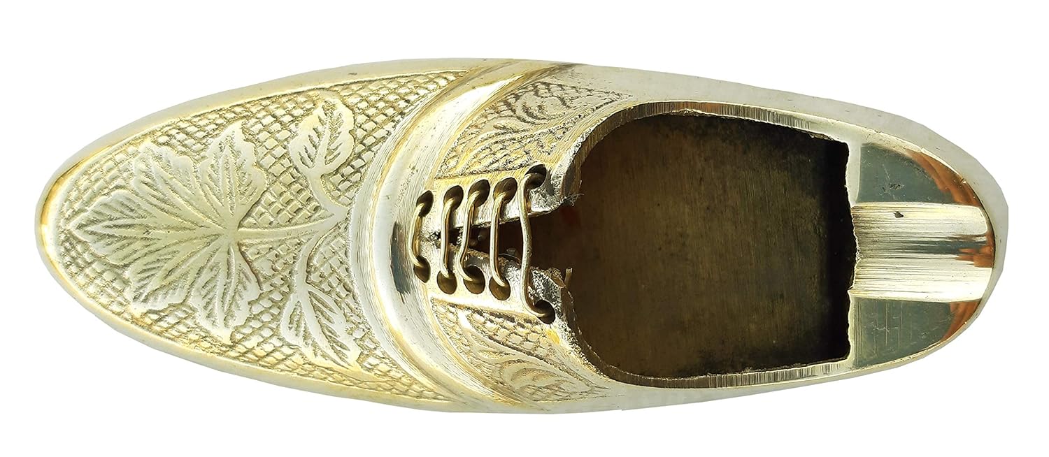 Buy Ea Ekam Art Rajasthani Handmade Antique Brass Shoes Shape Ash