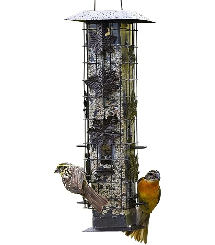 4lb Capacity Metal Bird Feeder - Lighthouse Design Outdoor Bird Feeder For Small Birds