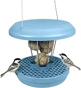 SWISSINNO Bird Feeders Hanging Station Lucerne No Mess Seed Tray 7 Fat Balls