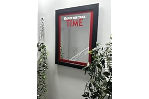 The Big Lebowski Man of the Year Time magazine Mirror: Handmade Collectible Replica (10″x12″)