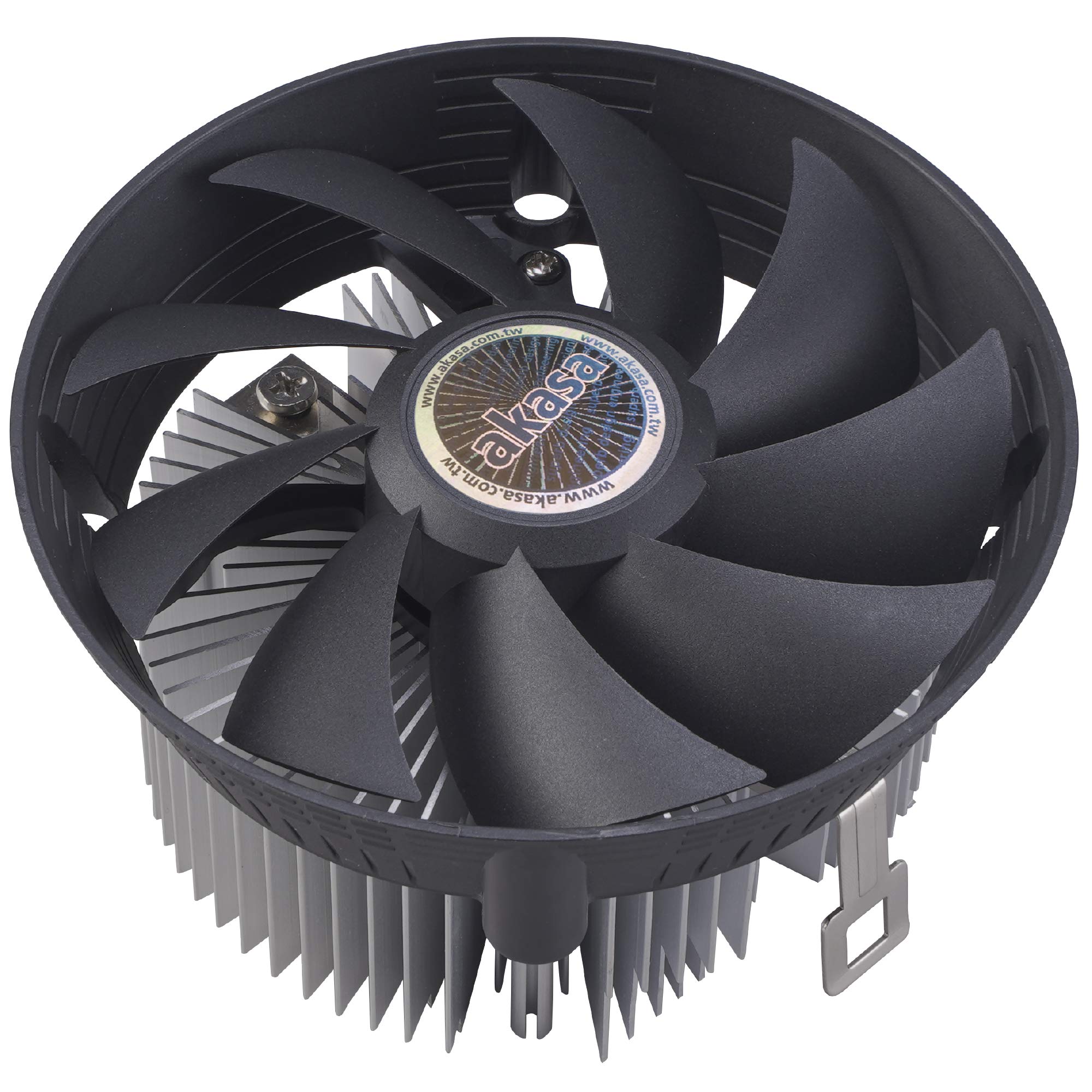 Akasa Performance Sunflower AMD Cooler with 120mm Fan | CPU Cooler | PWM Fan Speed Control | 95W TDP | Aluminium Heatsink | Funnel Fan Frame | Black Fan | AK-CC1108HP01