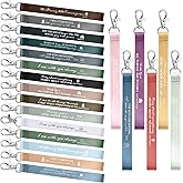 Roowest 200 Pcs Christian Keychains Bulk Bible Verse Key Chains Religious Keyrings with Inspirational Scripture Quote Baptism Party Favors Sunday School Teacher Bible Study Group