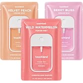 Touchland Hand Sanitizer Spray, Juicy Trio - 3 x 1 FL OZ