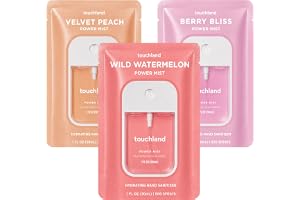 Touchland Hand Sanitizer Spray, Juicy Trio - 3 x 1 FL OZ