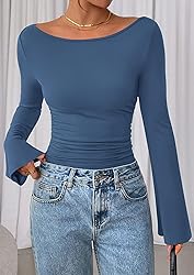 PRETTYGARDEN Women's Long Sleeve Shirts 2025 Fall
