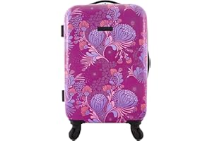 Travelers Club Bella Caronia 3 Piece or 20" Carry-On Voguish Luggage Set, Style Flora, 20" Carry-On