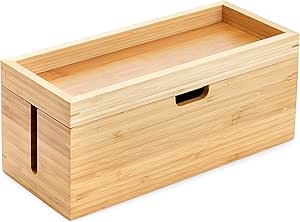 KD Essentials – Caja de bambú con Tapa (Adecuada para ...