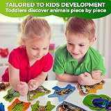 Quokka Puzzles For Toddlers 2-5 10 Insect Shapes Large 2mm Cards view 4