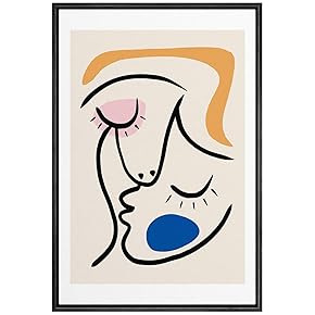 SIGNWIN Framed Canvas Wall Art Boho Decor Illustration...