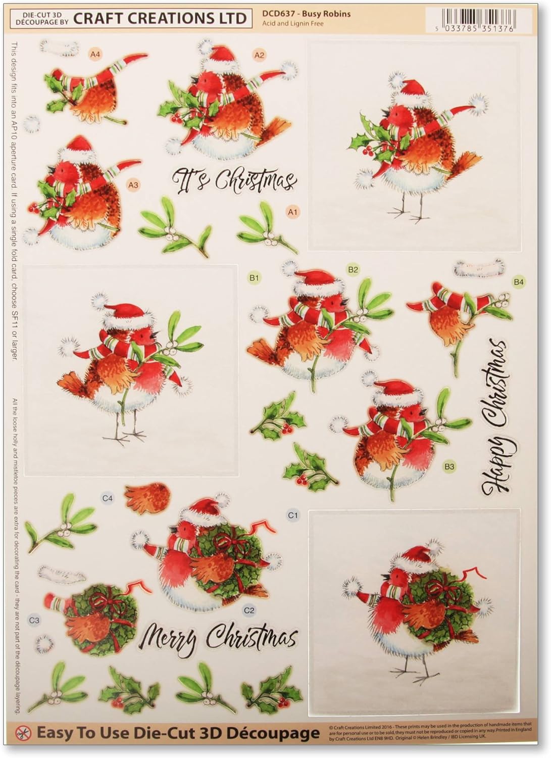 Download Craft Creations Die Cut 3d Decoupage Dcd552 Deer Under Tree Step By Step Layout A4 210x297mm Home Kitchen Paper Paper Crafts PSD Mockup Templates