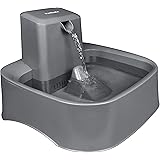 PetSafe Drinkwell 1/2, 1, or 2 Gallon Pet Fountains, Best for Cats, Dogs and Multiple Pets, Adjustable Stream, Fresh…