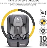 Kinderkraft SAFETY FIX 2 i-Size Car Seat 76-150 cm ISOFIX Top Tether Gray view 3
