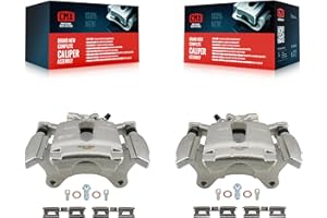 CMX Rear Disc Brake Caliper Assembly Left Right Side (Driver Passenger) Kit Replacement For 2015-2020 Ford F-150 With Electri
