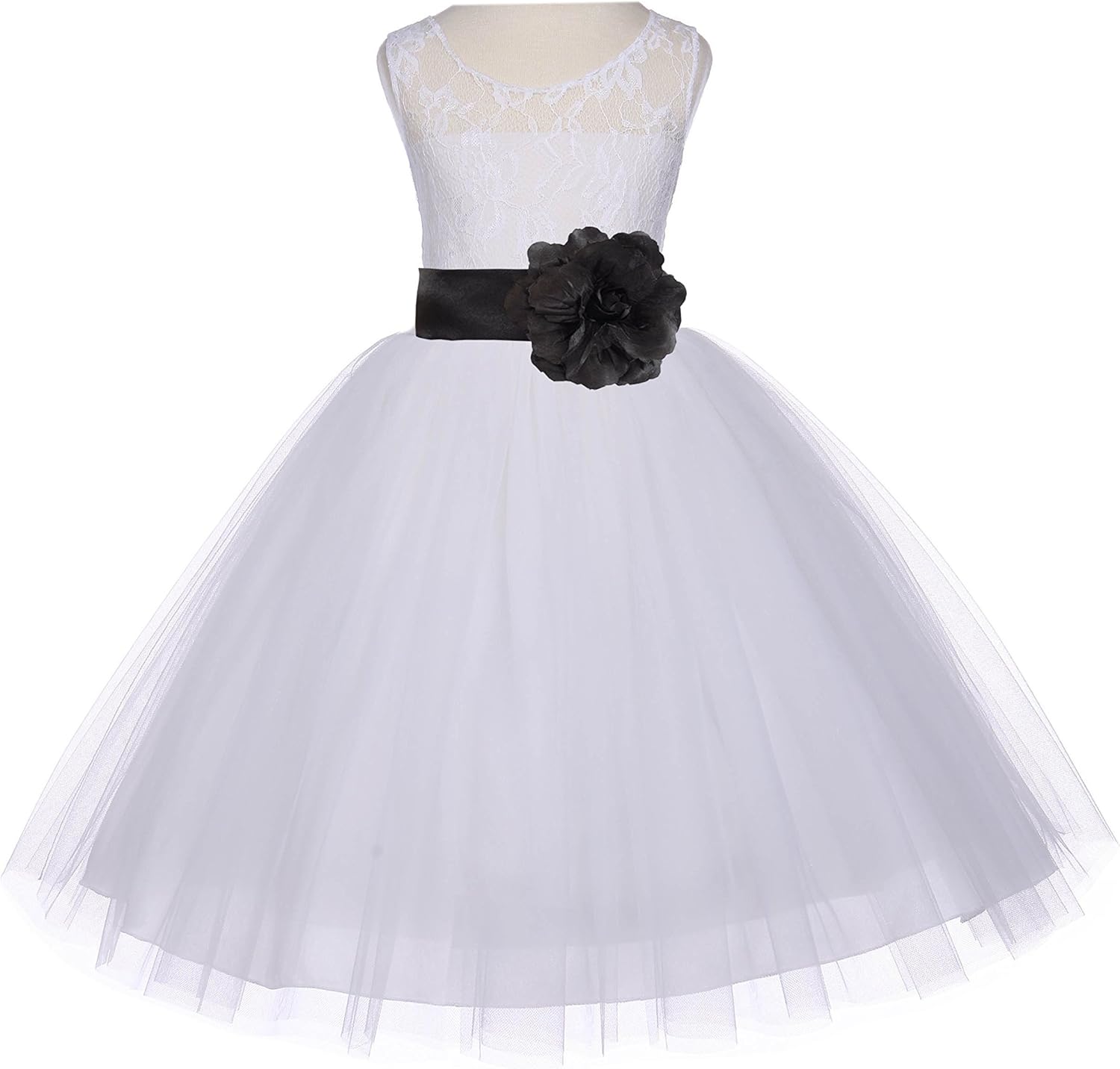 ivory tulle flower girl dresses