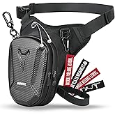 Bag with Leg Strap Motorcycle Leg Bag Water-Resistant, Drop Leg Bag for Men Women - Keyring