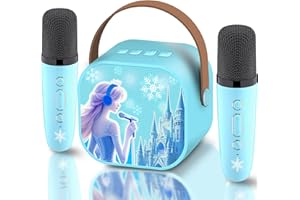 ZHIPAL Frozen Toys for Girls Mini Karaoke Machine for Kids Princess Toys 3 4 5 6 7 8 9 10 Year Old Girl Birthday Gifts Kids Toys Toddler Wireless Microphones