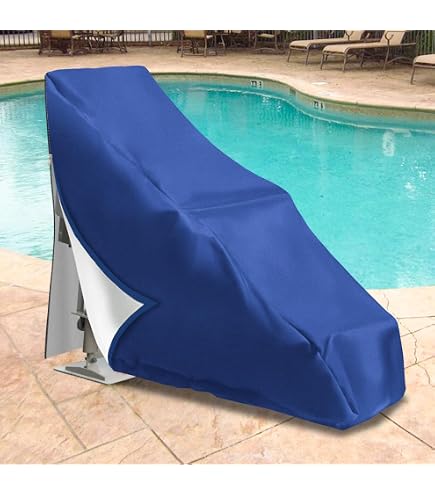 Lametta Pool Lift Stuhl Schutzhülle – 600D Wasserdicht, Für SR Smith ML300, 122x152x122 Cm