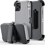 Defender Wallet Design with Hidden Back Mirror and Card Holder Heavy Duty Protection Shockproof 3 in 1 All-Round Armor Protec