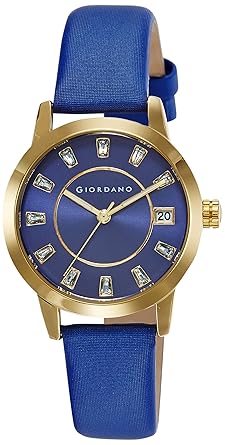 Giordano Analog Blue Dial Womens Watch - A2026-02