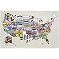 ARTCLUB American Craft Beer Week Beer States Map Plaque Metal Tin Sign Wall Decor