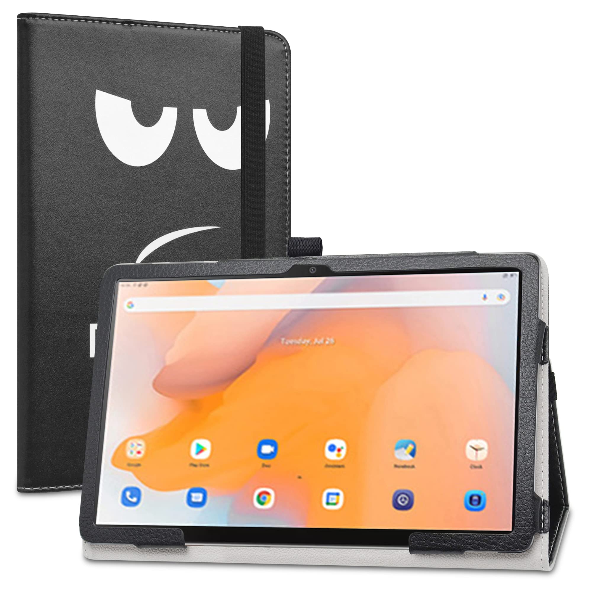 LiuShan Case for Blackview Tab 13 Case,PU Leather Slim Folding Stand Cover for Blackview Tab 13 10 Inch Tablet case(Not Fit Other Tablet),Don't Touch