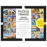 Funwares 20x27 Puzzle Frame – Sleek Matte Black