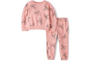 The Children's Place baby-girls And Toddler Long Sleeve Active Shirt and Pant, 2 Piece Outfit