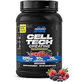 MuscleTech Creatine Monohydrate Powder Cell-Tech Creatine Post Workout Recovery Drink Muscle Builder For Men & Women Muscle Building Supplements Fruit Punch, 3 lbs (27 Serv)