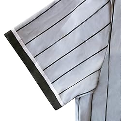 HOPSHION 17 Stripes Baseball Jersey Short Sleeve