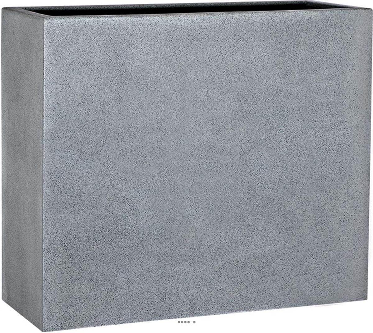 Artificielles.com Claustra Fibre Glass and Composite Outdoor Terracotta Tray Length 80 cm x Height 30 cm x Height 68 cm Grey – Height: 68 cm Colour: Cement Grey