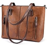LOVEVOOK Purses Tote Bag for Women, Handbags Large Shoulder Bag, Leather Work Bags with Multi-Pockets, Designer Hobo Satchel