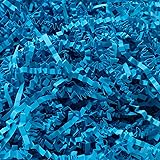 Wowxyz 1 LB Crinkle Cut Paper Shred Lake Blue